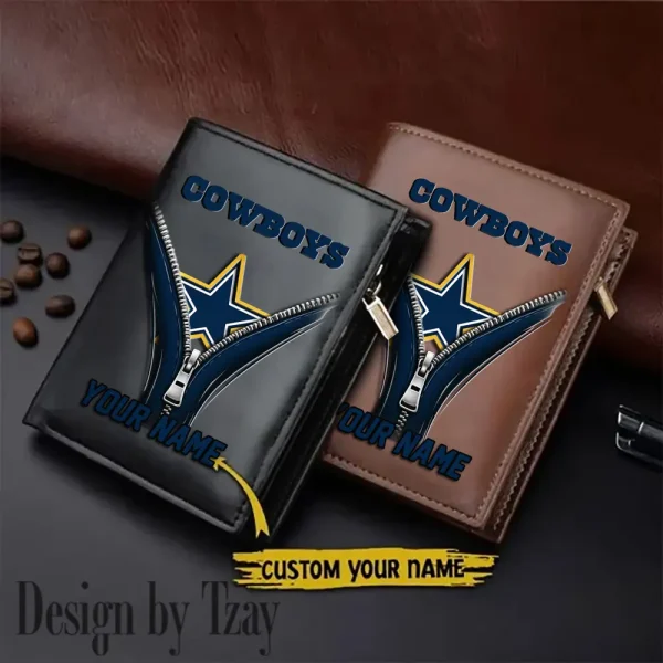 Dallas Cowboys Leather Wallets Vertical Style SPTLVW773