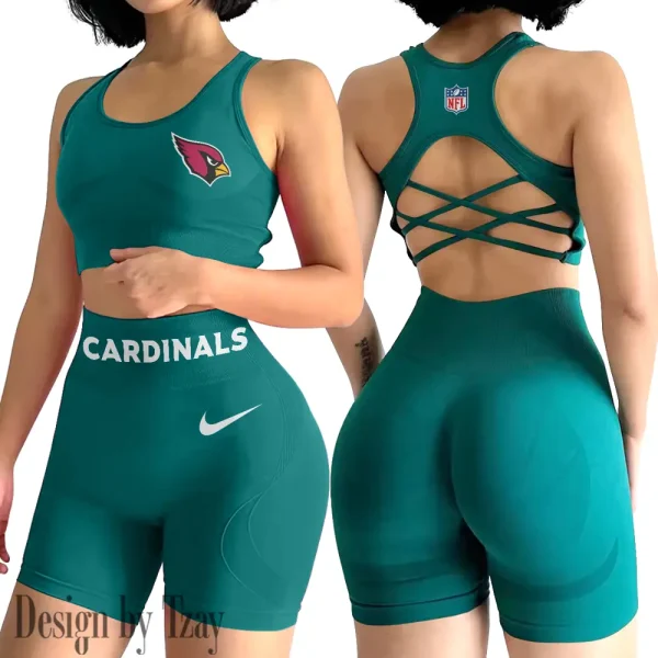 Arizona Cardinals High-Waist Fitness Set Women's Butt Lifting Yoga Clothes ANZ2PWSYS033 - Image 4