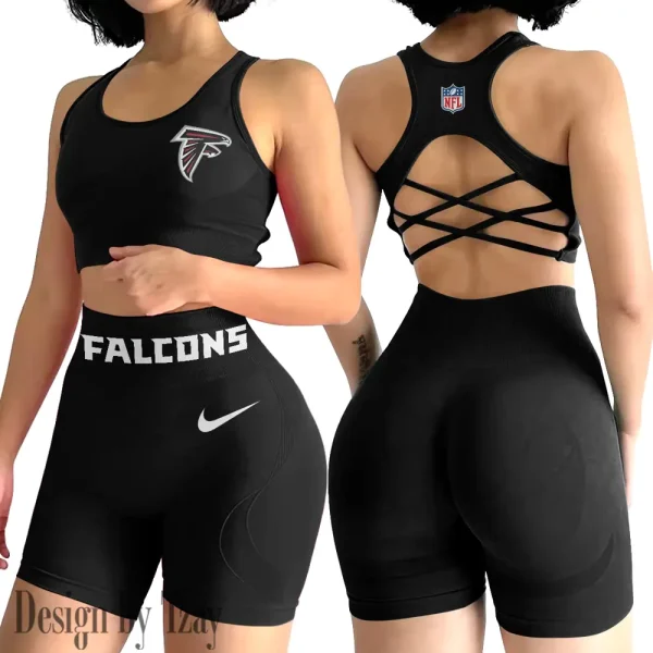 Atlanta Falcons High-Waist Fitness Set Women's Butt Lifting Yoga Clothes ANZ2PWSYS034 - Image 5