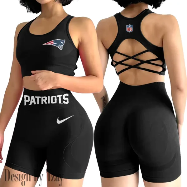 New England Patriots High-Waist Fitness Set Women's Butt Lifting Yoga Clothes ANZ2PWSYS054 - Image 4