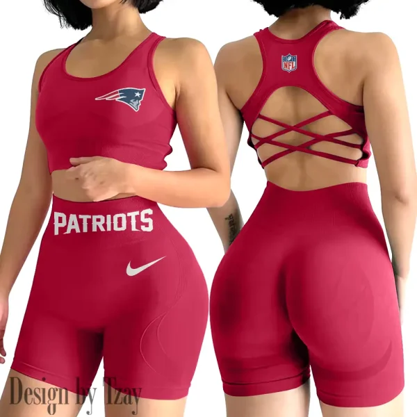 New England Patriots High-Waist Fitness Set Women's Butt Lifting Yoga Clothes ANZ2PWSYS054 - Image 6