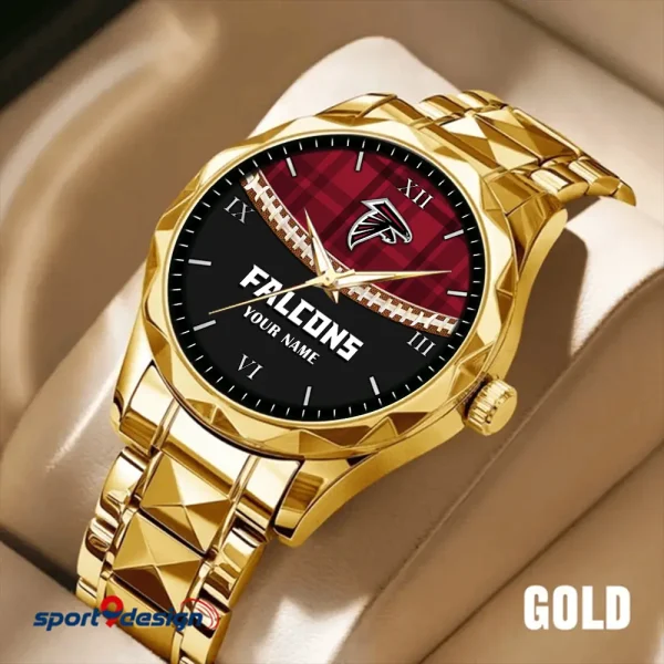 Atlanta Falcons Men Watch Classic Business Calendar Week Stainless Steel Waterproof MTTDMW354 - Image 2
