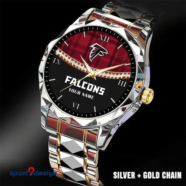 Atlanta Falcons Men Watch Classic Business Calendar Week Stainless Steel Waterproof MTTDMW354 - Image 5