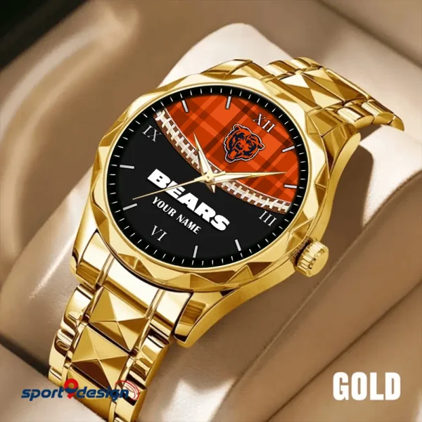 Chicago Bears Men Watch Classic Business Calendar Week Stainless Steel Waterproof MTTDMW358 - Image 3