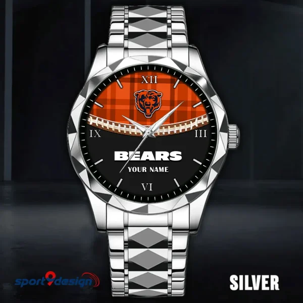 Chicago Bears Men Watch Classic Business Calendar Week Stainless Steel Waterproof MTTDMW358 - Image 4