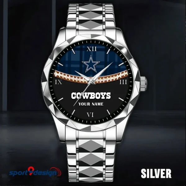 Dallas Cowboys Men Watch Classic Business Calendar Week Stainless Steel Waterproof MTTDMW361 - Image 4