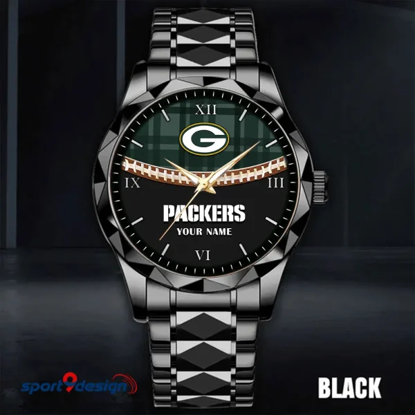 Green Bay Packers Men Watch Classic Business Calendar Week Stainless Steel Waterproof MTTDMW364 - Image 2