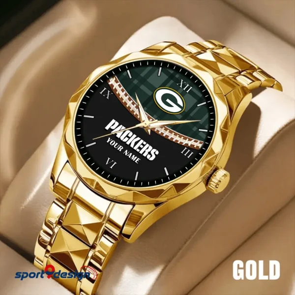 Green Bay Packers Men Watch Classic Business Calendar Week Stainless Steel Waterproof MTTDMW364 - Image 3