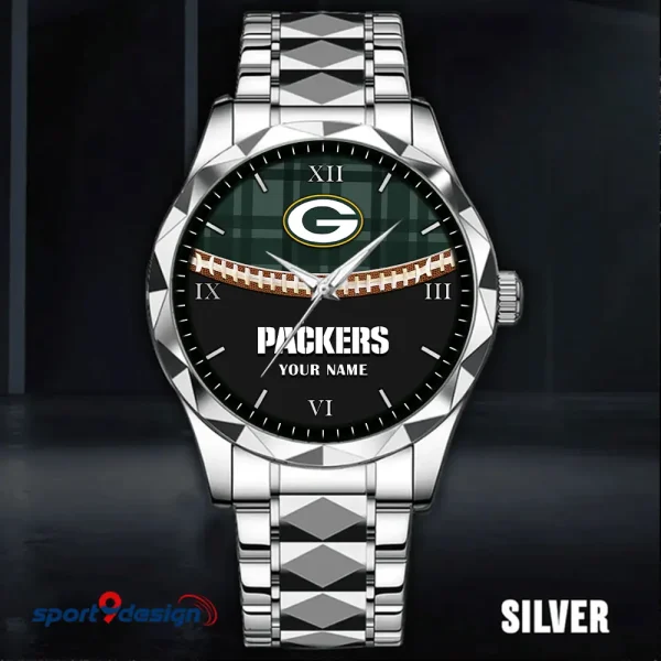 Green Bay Packers Men Watch Classic Business Calendar Week Stainless Steel Waterproof MTTDMW364 - Image 4