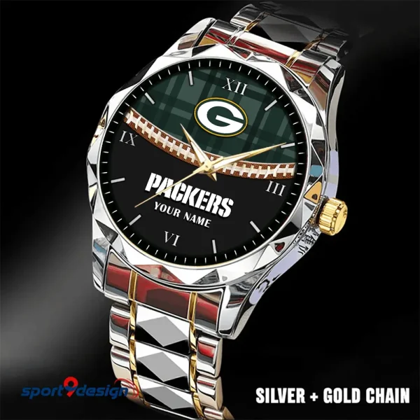 Green Bay Packers Men Watch Classic Business Calendar Week Stainless Steel Waterproof MTTDMW364 - Image 5
