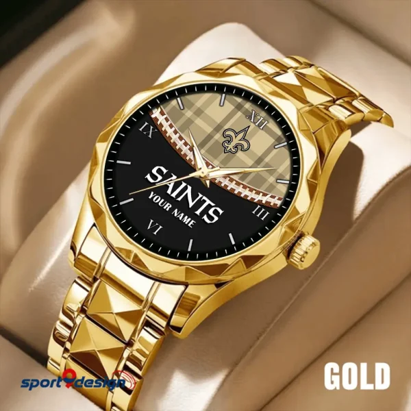New Orleans Saints Men Watch Classic Business Calendar Week Stainless Steel Waterproof MTTDMW375 - Image 5