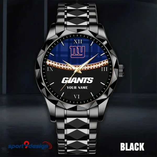 New York Giants Men Watch Classic Business Calendar Week Stainless Steel Waterproof MTTDMW376 - Image 5