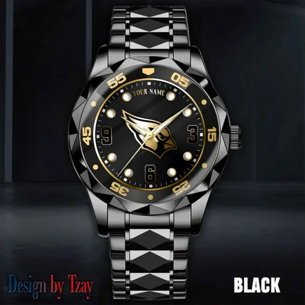 Arizona Cardinals Men Watch Classic Business Calendar Week Stainless Steel Waterproof MTTDMW385 - Image 2