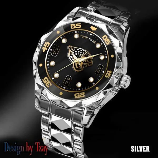 Jacksonville Jaguars Men Watch Classic Business Calendar Week Stainless Steel Waterproof MTTDMW399 - Image 4