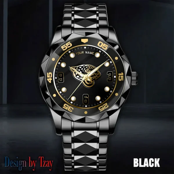 Jacksonville Jaguars Men Watch Classic Business Calendar Week Stainless Steel Waterproof MTTDMW399 - Image 5