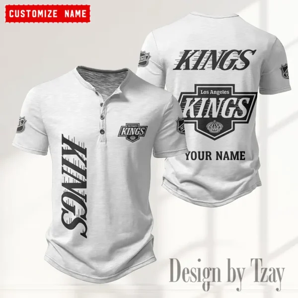Los Angeles Kings NHL Men’s Button Designer T-Shirts New Fashion 2025 ANZMBHCTS109 - Image 4