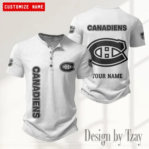 Montreal Canadiens NHL Men’s Button Designer T-Shirts New Fashion 2025 ANZMBHCTS111 - Image 3