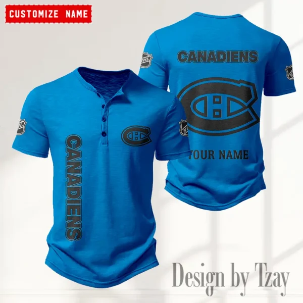Montreal Canadiens NHL Men’s Button Designer T-Shirts New Fashion 2025 ANZMBHCTS111 - Image 4