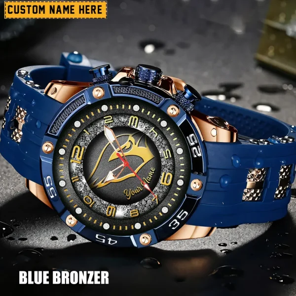 Arizona Cardinals Mens Silicone Waterproof Date Fashion WristWatch ANZSSFWW098 - Image 4