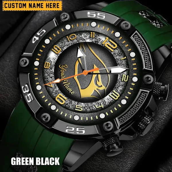 Arizona Cardinals Mens Silicone Waterproof Date Fashion WristWatch ANZSSFWW098 - Image 5