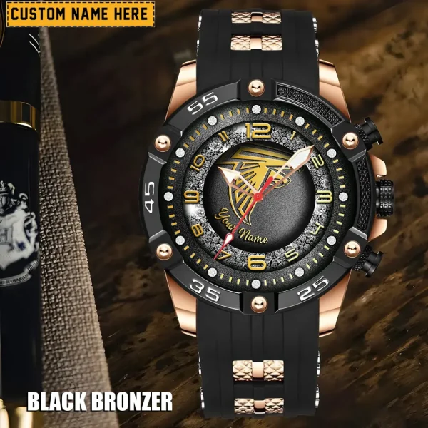 Atlanta Falcons Mens Silicone Waterproof Date Fashion WristWatch ANZSSFWW099