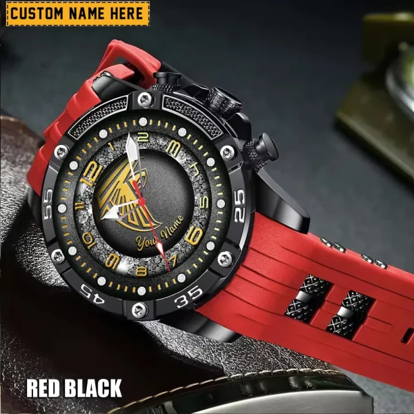 Atlanta Falcons Mens Silicone Waterproof Date Fashion WristWatch ANZSSFWW099 - Image 2