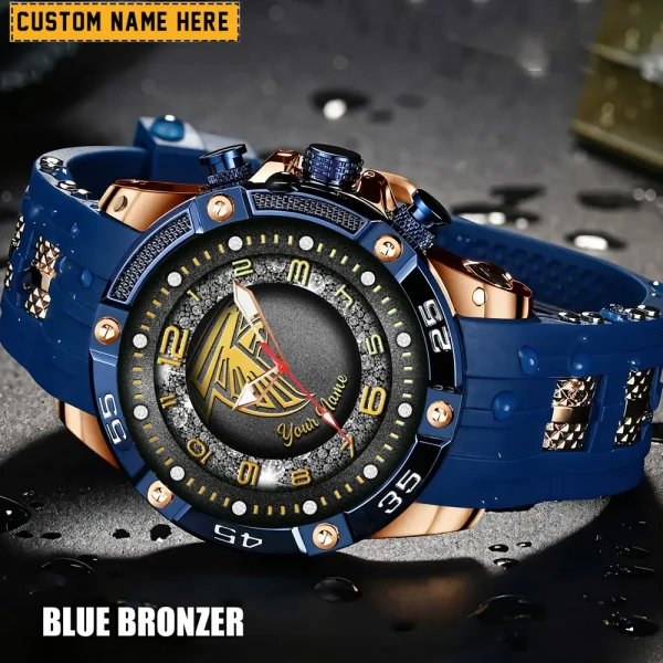 Atlanta Falcons Mens Silicone Waterproof Date Fashion WristWatch ANZSSFWW099 - Image 4