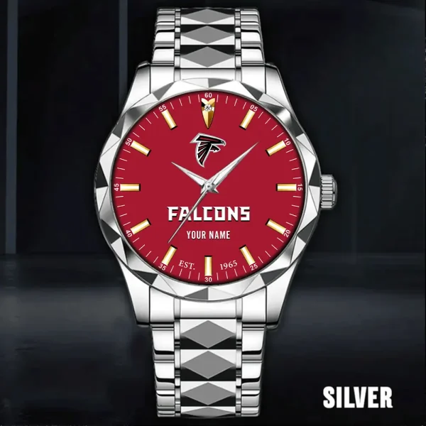 Atlanta Falcons Men Watch Classic Business Calendar Week Stainless Steel Waterproof MTTDMW418 - Image 3