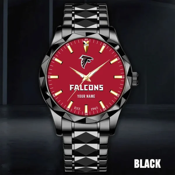 Atlanta Falcons Men Watch Classic Business Calendar Week Stainless Steel Waterproof MTTDMW418 - Image 4