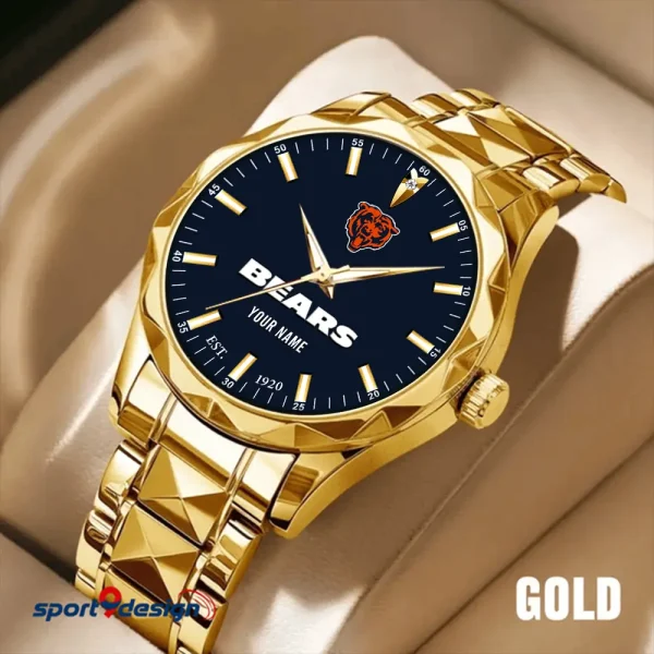 Chicago Bears Men Watch Classic Business Calendar Week Stainless Steel Waterproof MTTDMW422 - Image 3