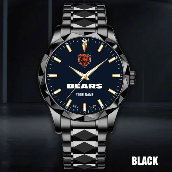 Chicago Bears Men Watch Classic Business Calendar Week Stainless Steel Waterproof MTTDMW422 - Image 5