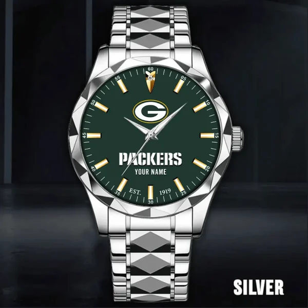 Green Bay Packers Men Watch Classic Business Calendar Week Stainless Steel Waterproof MTTDMW428 - Image 4