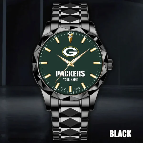 Green Bay Packers Men Watch Classic Business Calendar Week Stainless Steel Waterproof MTTDMW428 - Image 5