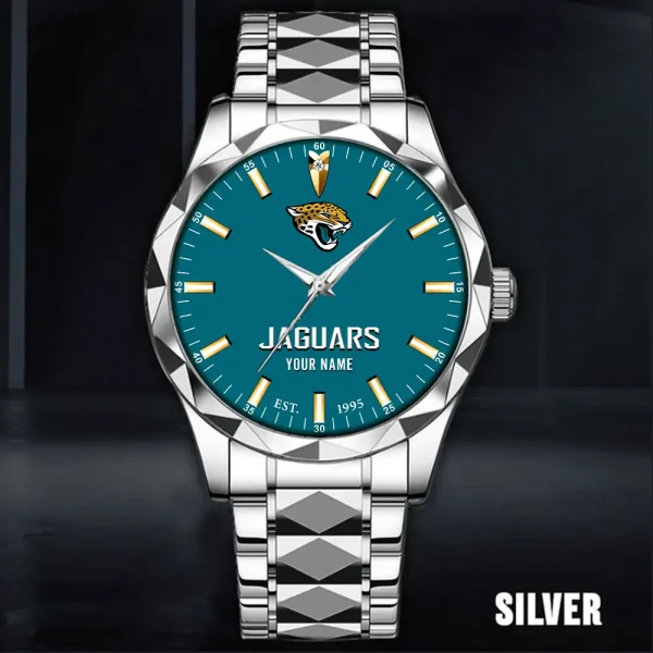 Jacksonville Jaguars Men Watch Classic Business Calendar Week Stainless Steel Waterproof MTTDMW431 - Image 5