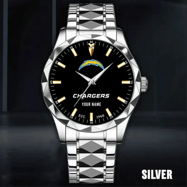 Los Angeles Chargers Men Watch Classic Business Calendar Week Stainless Steel Waterproof MTTDMW434 - Image 5