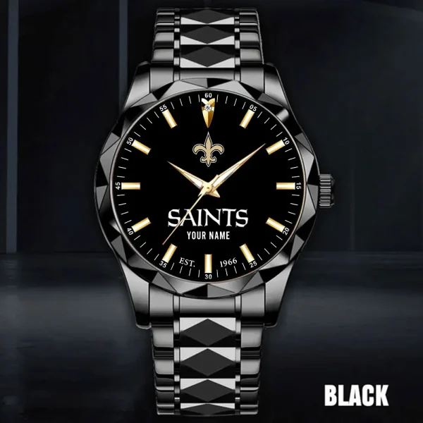 New Orleans Saints Men Watch Classic Business Calendar Week Stainless Steel Waterproof MTTDMW439 - Image 5