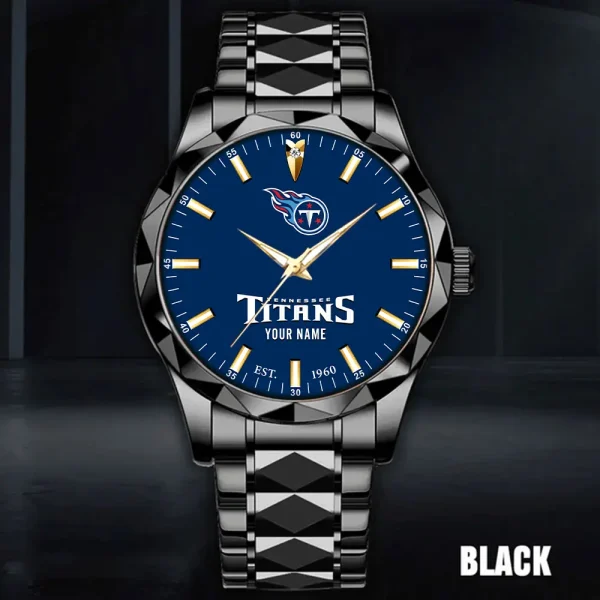 Tennessee Titans Men Watch Classic Business Calendar Week Stainless Steel Waterproof MTTDMW447 - Image 3