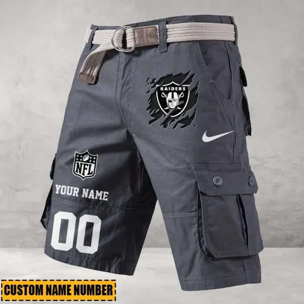 Las Vegas Raiders Mountain Bike Shorts Tactics Cargo ANZSBT104 - Image 4