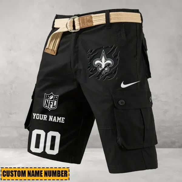 New Orleans Saints Mountain Bike Shorts Tactics Cargo ANZSBT110 - Image 3