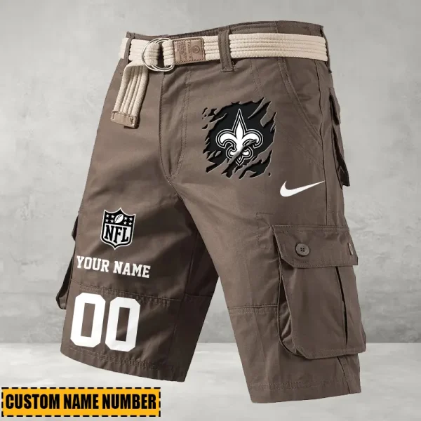 New Orleans Saints Mountain Bike Shorts Tactics Cargo ANZSBT110 - Image 4
