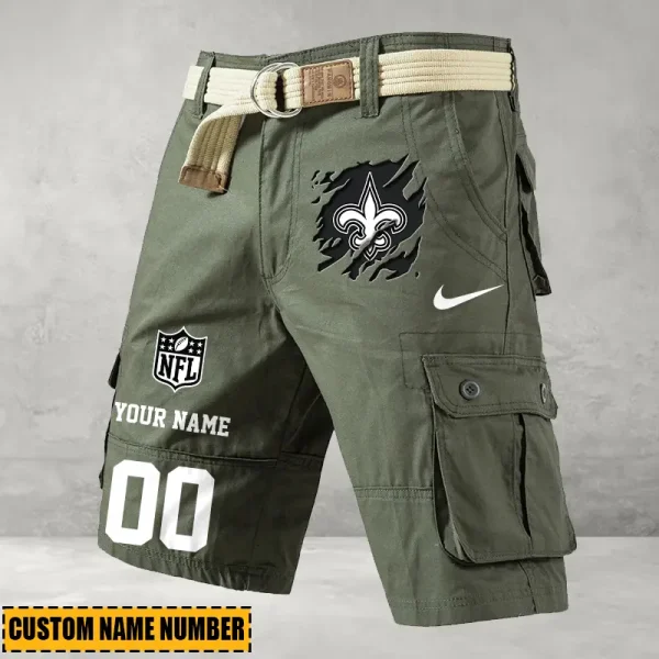 New Orleans Saints Mountain Bike Shorts Tactics Cargo ANZSBT110 - Image 2