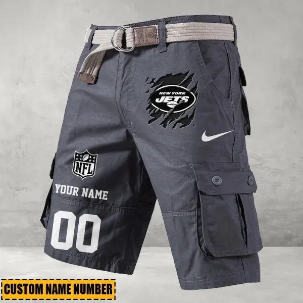 New York Jets Mountain Bike Shorts Tactics Cargo ANZSBT112 - Image 3