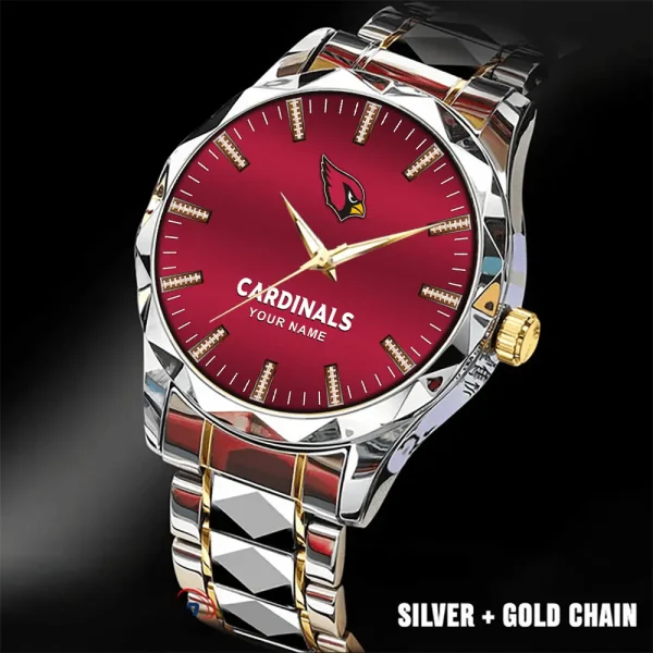 Arizona Cardinals Business Watch For Men Luxury Waterproof Stainless Steel New Design 2025 ANZDMW449