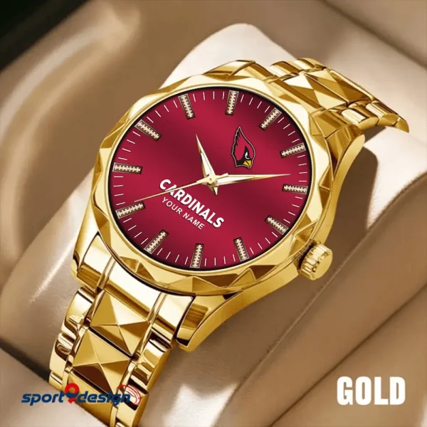 Arizona Cardinals Business Watch For Men Luxury Waterproof Stainless Steel New Design 2025 ANZDMW449 - Image 2