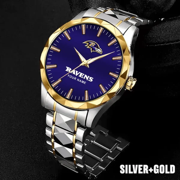 Baltimore Ravens Business Watch For Men Luxury Waterproof Stainless Steel New Design 2025 ANZDMW451