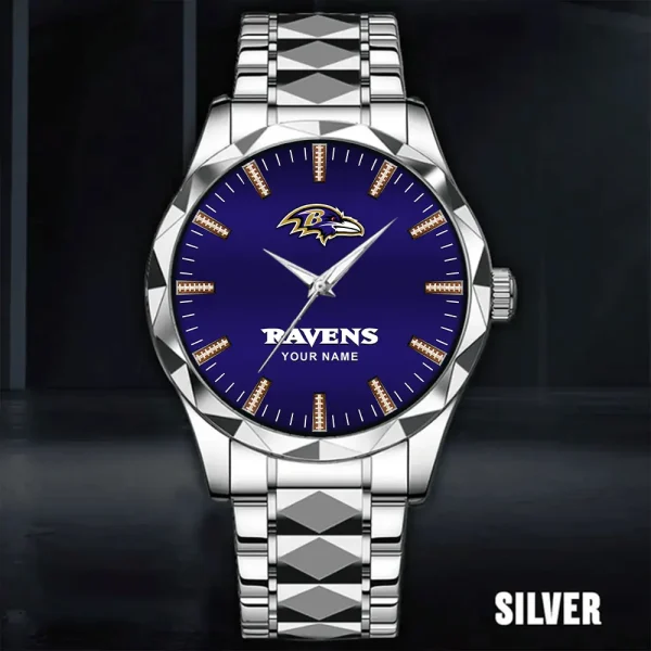 Baltimore Ravens Business Watch For Men Luxury Waterproof Stainless Steel New Design 2025 ANZDMW451 - Image 3