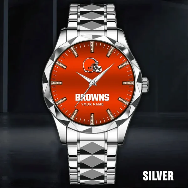 Cleveland Browns Business Watch For Men Luxury Waterproof Stainless Steel New Design 2025 ANZDMW456 - Image 3