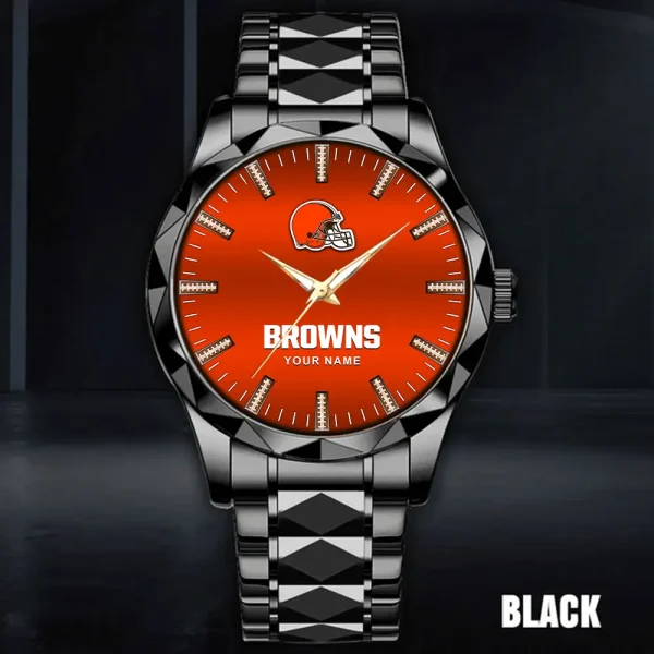 Cleveland Browns Business Watch For Men Luxury Waterproof Stainless Steel New Design 2025 ANZDMW456 - Image 4