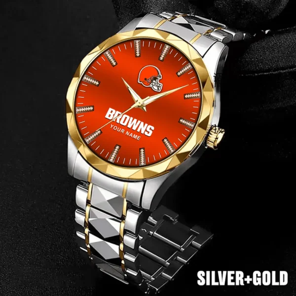 Cleveland Browns Business Watch For Men Luxury Waterproof Stainless Steel New Design 2025 ANZDMW456 - Image 5