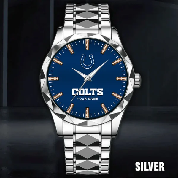 Indianapolis Colts Business Watch For Men Luxury Waterproof Stainless Steel New Design 2025 ANZDMW462 - Image 3